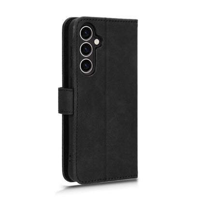 For Samsung Galaxy S23 FE 5G Skin Feel Magnetic Flip Leather Phone Case(Black) by buy2fix