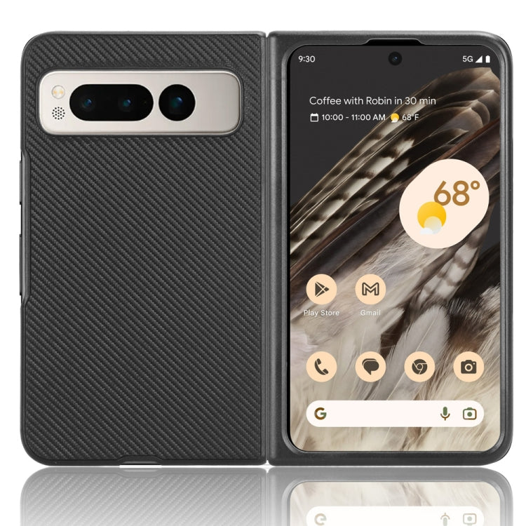For Google Pixel Fold PU Leather PC Phone Case(Black) by buy2fix