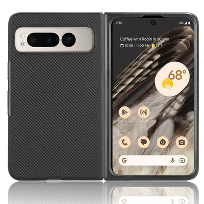 For Google Pixel Fold PU Leather PC Phone Case(Black) by buy2fix