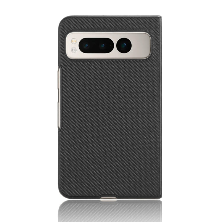 For Google Pixel Fold PU Leather PC Phone Case(Black) by buy2fix