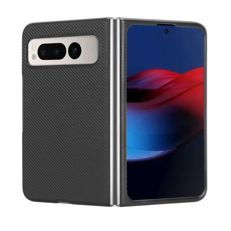 For Google Pixel Fold PU Leather PC Phone Case(Black) by buy2fix