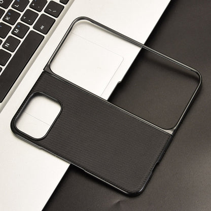 For Google Pixel 9 Pro Fold PU Leather PC Phone Case(Black) by buy2fix