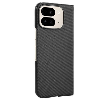 For Google Pixel 9 Pro Fold PU Leather PC Phone Case(Black) by buy2fix