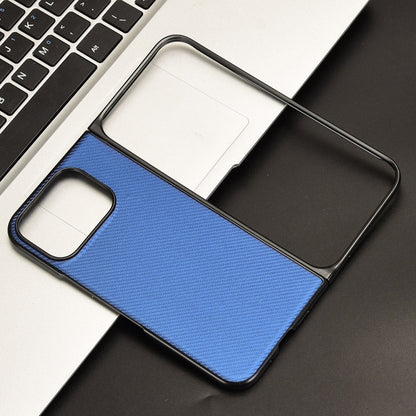 For Google Pixel 9 Pro Fold PU Leather PC Phone Case(Blue) by buy2fix