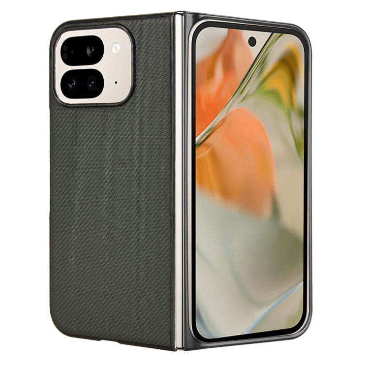 For Google Pixel 9 Pro Fold PU Leather PC Phone Case(Green) by buy2fix