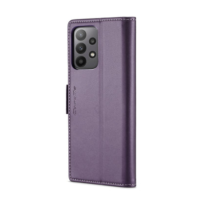 For Samsung Galaxy A23 CaseMe 023 Butterfly Buckle Litchi Texture RFID Anti-theft Leather Phone Case(Pearly Purple) - Galaxy Phone Cases by CaseMe | Online Shopping UK | buy2fix