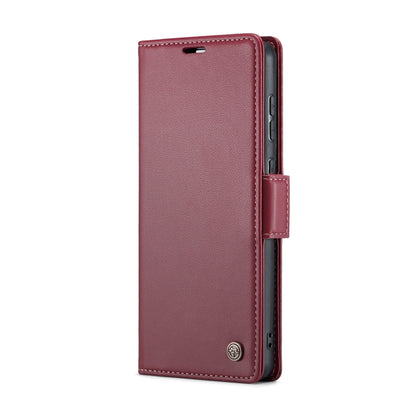 For Samsung Galaxy S20+ CaseMe 023 Butterfly Buckle Litchi Texture RFID Anti-theft Leather Phone Case(Wine Red) - Galaxy Phone Cases by CaseMe | Online Shopping UK | buy2fix