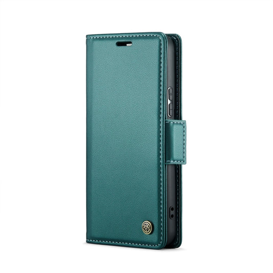 For Samsung Galaxy S22+ 5G CaseMe 023 Butterfly Buckle Litchi Texture RFID Anti-theft Leather Phone Case(Pearly Blue) - Galaxy S22+ 5G Cases by CaseMe | Online Shopping UK | buy2fix