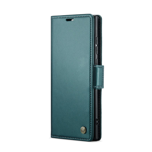 For Samsung Galaxy S22 Ultra 5G CaseMe 023 Butterfly Buckle Litchi Texture RFID Anti-theft Leather Phone Case(Pearly Blue) - Galaxy S22 Ultra 5G Cases by CaseMe | Online Shopping UK | buy2fix