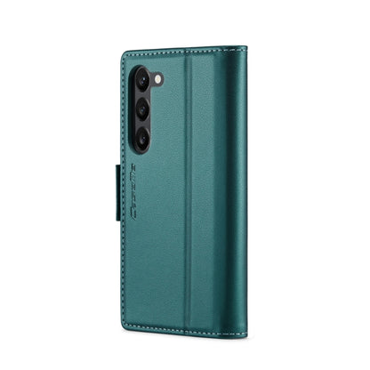 For Samsung Galaxy S23 5G CaseMe 023 Butterfly Buckle Litchi Texture RFID Anti-theft Leather Phone Case(Pearly Blue) - Galaxy S23 5G Cases by CaseMe | Online Shopping UK | buy2fix