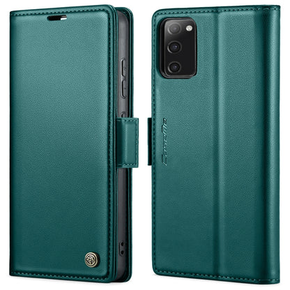 For Samsung Galaxy S20 FE CaseMe 023 Butterfly Buckle Litchi Texture RFID Anti-theft Leather Phone Case(Pearly Blue) - Galaxy S20 FE Cases by CaseMe | Online Shopping UK | buy2fix