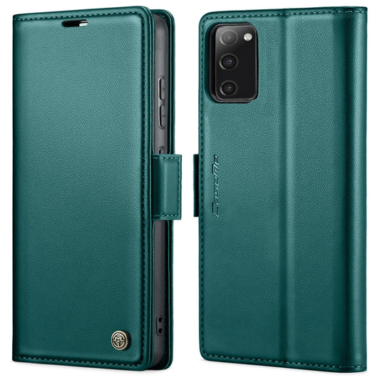 For Samsung Galaxy S20 FE CaseMe 023 Butterfly Buckle Litchi Texture RFID Anti-theft Leather Phone Case(Pearly Blue) - Galaxy S20 FE Cases by CaseMe | Online Shopping UK | buy2fix