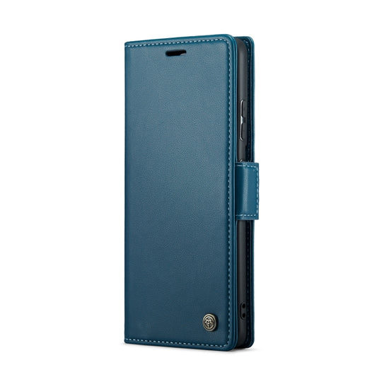 For Samsung Galaxy S21 Ultra 5G CaseMe 023 Butterfly Buckle Litchi Texture RFID Anti-theft Leather Phone Case(Blue) - Galaxy S21 Ultra 5G Cases by CaseMe | Online Shopping UK | buy2fix