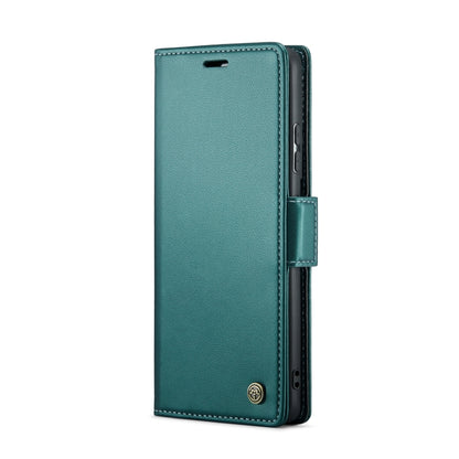 For Samsung Galaxy S21 Ultra 5G CaseMe 023 Butterfly Buckle Litchi Texture RFID Anti-theft Leather Phone Case(Pearly Blue) - Galaxy S21 Ultra 5G Cases by CaseMe | Online Shopping UK | buy2fix