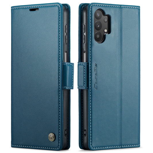 For Samsung Galaxy A32 5G / M32 5G CaseMe 023 Butterfly Buckle Litchi Texture RFID Anti-theft Leather Phone Case(Blue) by CaseMe