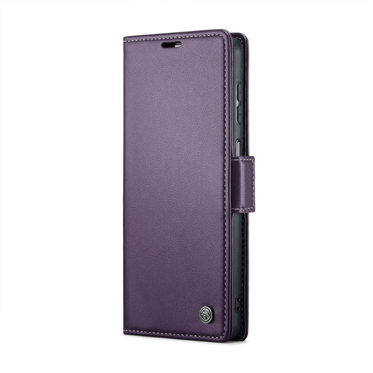 For Samsung Galaxy A13 4G/5G/A04s/A04/M13 5G CaseMe 023 Butterfly Buckle Litchi Texture RFID Anti-theft Leather Phone Case(Pearly Purple) by CaseMe