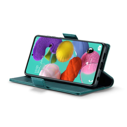 For Samsung Galaxy A51 4G/M40s CaseMe 023 Butterfly Buckle Litchi Texture RFID Anti-theft Leather Phone Case(Pearly Blue) by CaseMe