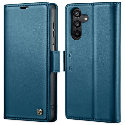 For Samsung Galaxy A25 5G CaseMe 023 Butterfly Buckle Litchi Texture RFID Anti-theft Leather Phone Case(Blue) by CaseMe