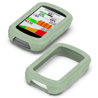 For Garmin Edge 840 / Edge 540 Stopwatch Armor Silicone Protective Case(Green) - Watch Cases by buy2fix | Online Shopping UK | buy2fix