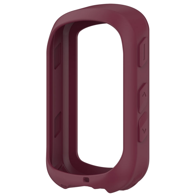 For Garmin Edge 840 / Edge 540 Stopwatch Armor Silicone Protective Case(Wine Red) - Watch Cases by buy2fix | Online Shopping UK | buy2fix