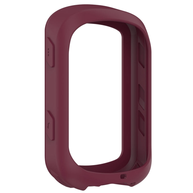 For Garmin Edge 840 / Edge 540 Stopwatch Armor Silicone Protective Case(Wine Red) - Watch Cases by buy2fix | Online Shopping UK | buy2fix