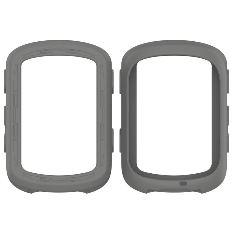 For Garmin Edge 840 / Edge 540 Stopwatch Armor Silicone Protective Case(Dark Grey) - Watch Cases by buy2fix | Online Shopping UK | buy2fix