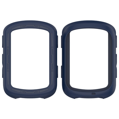 For Garmin Edge 840 / Edge 540 Stopwatch Armor Silicone Protective Case(Midnight Blue) - Watch Cases by buy2fix | Online Shopping UK | buy2fix
