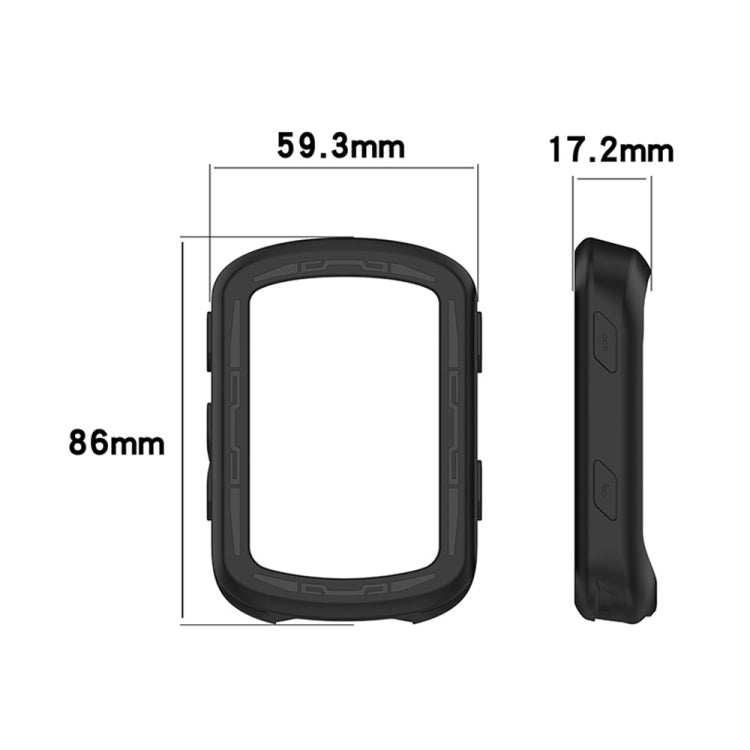 For Garmin Edge 840 / Edge 540 Stopwatch Armor Silicone Protective Case(Orange) - Watch Cases by buy2fix | Online Shopping UK | buy2fix