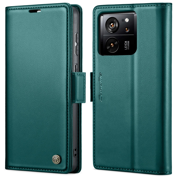 For Xiaomi 13T/13T Pro CaseMe 023 Butterfly Buckle Litchi Texture RFID Anti-theft Leather Phone Case(Pearly Blue) - Xiaomi Cases by CaseMe | Online Shopping UK | buy2fix