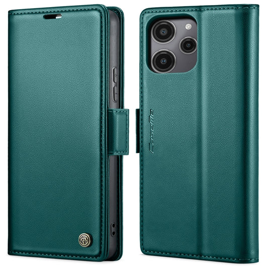 For Xiaomi Redmi 13C 4G / 13C 5G CaseMe 023 Butterfly Buckle Litchi Texture RFID Anti-theft Leather Phone Case(Pearly Blue) - Xiaomi Cases by CaseMe | Online Shopping UK | buy2fix