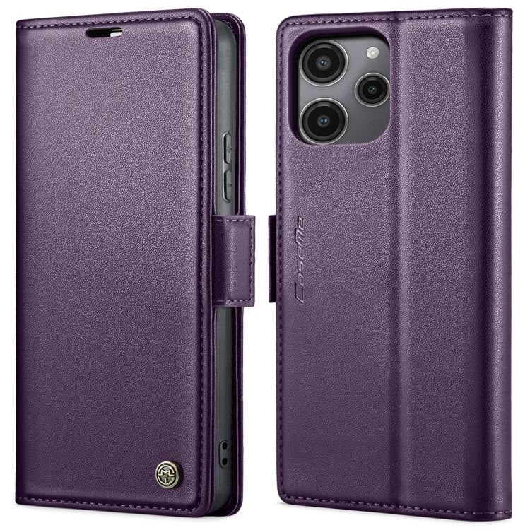 For Xiaomi Redmi 13C 4G / 13C 5G CaseMe 023 Butterfly Buckle Litchi Texture RFID Anti-theft Leather Phone Case(Pearly Purple) - Xiaomi Cases by CaseMe | Online Shopping UK | buy2fix