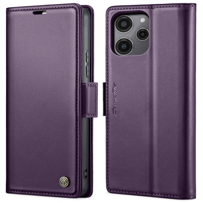 For Xiaomi Redmi 13C 4G / 13C 5G CaseMe 023 Butterfly Buckle Litchi Texture RFID Anti-theft Leather Phone Case(Pearly Purple) - Xiaomi Cases by CaseMe | Online Shopping UK | buy2fix