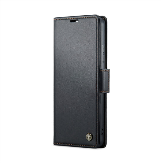For Xiaomi 14 CaseMe 023 Butterfly Buckle Litchi Texture RFID Anti-theft Leather Phone Case(Black) - Xiaomi Cases by CaseMe | Online Shopping UK | buy2fix