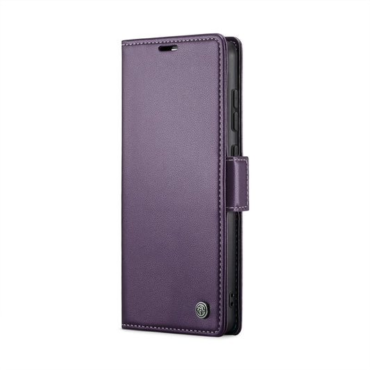 For Xiaomi Poco X6 Pro 5G/Redmi K70E 5G CaseMe 023 Butterfly Buckle Litchi Texture RFID Anti-theft Leather Phone Case(Pearly Purple) - Xiaomi Cases by CaseMe | Online Shopping UK | buy2fix