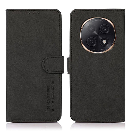 For OPPO A5 Pro 5G Global KHAZNEH Matte Texture Leather Phone Case(Black)