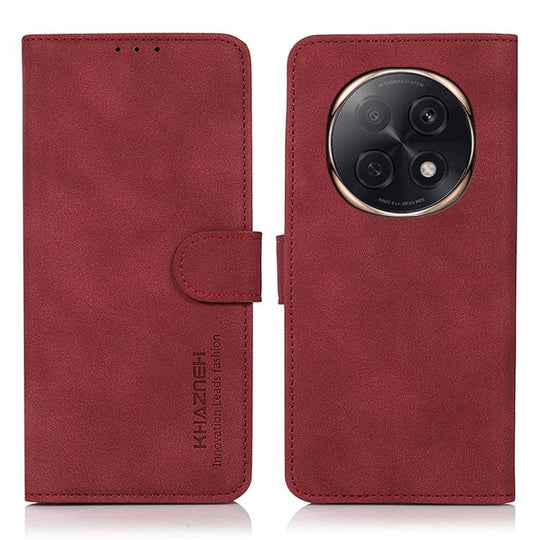 For OPPO A5 Pro 5G Global KHAZNEH Matte Texture Leather Phone Case(Red)