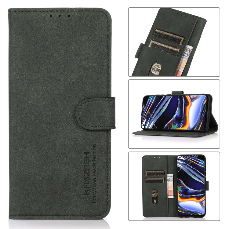 For Xiaomi Redmi Note 13 Pro+ 5G Global KHAZNEH Matte Texture Leather Phone Case(Green) - Xiaomi Cases by buy2fix | Online Shopping UK | buy2fix