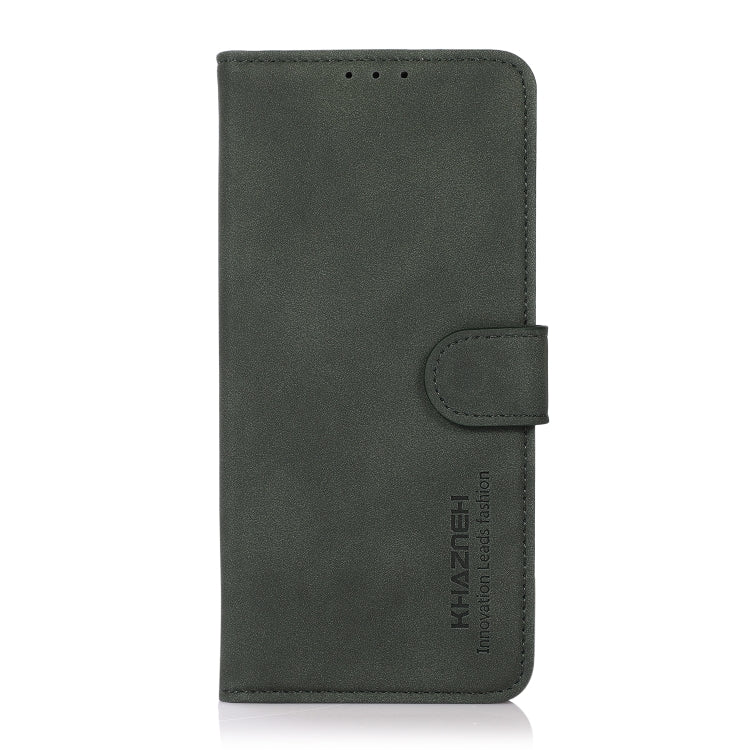 For Xiaomi Redmi Note 13 Pro+ 5G Global KHAZNEH Matte Texture Leather Phone Case(Green) - Xiaomi Cases by buy2fix | Online Shopping UK | buy2fix
