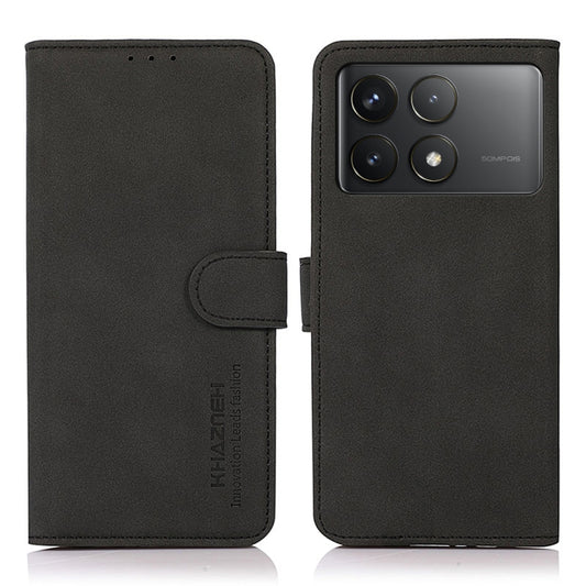 For Xiaomi Redmi K70 5G / K70 Pro 5G KHAZNEH Matte Texture Leather Phone Case(Black) - Xiaomi Cases by buy2fix | Online Shopping UK | buy2fix