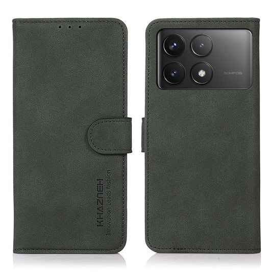 For Xiaomi Redmi K70 5G / K70 Pro 5G KHAZNEH Matte Texture Leather Phone Case(Green) - Xiaomi Cases by buy2fix | Online Shopping UK | buy2fix