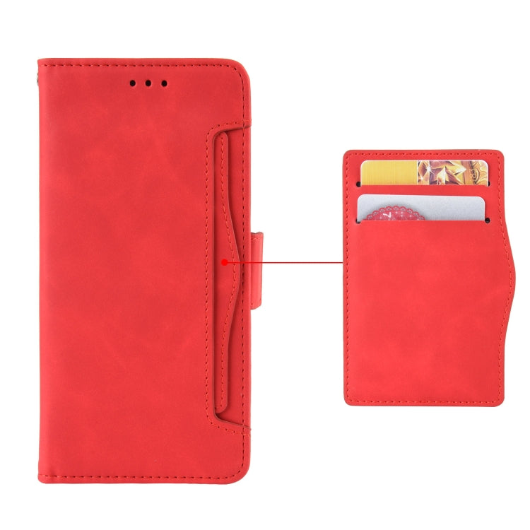 For Motorola Moto G 5G 2023 Skin Feel Calf Texture Card Slots Leather Phone Case(Red) by buy2fix