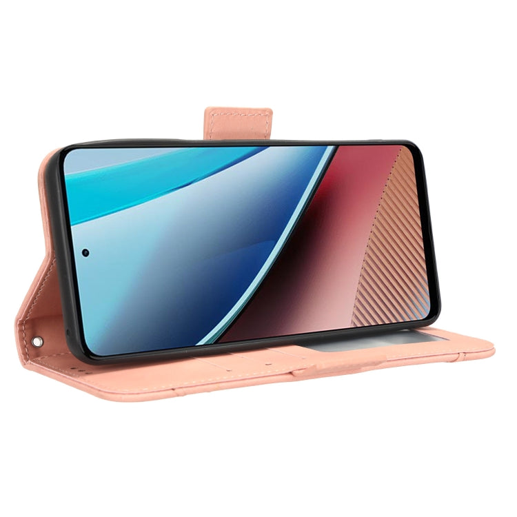 For Motorola Moto G Stylus 5G 2023 Skin Feel Calf Texture Card Slots Leather Phone Case(Pink) by buy2fix