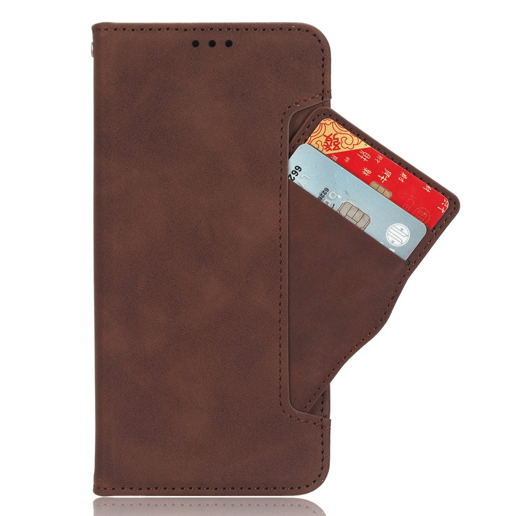 For Motorola Moto G Stylus 5G 2023 Skin Feel Calf Texture Card Slots Leather Phone Case(Brown) by buy2fix