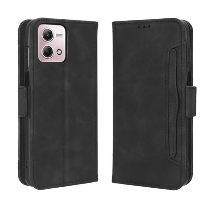 For Motorola Moto G Stylus 4G 2023 Skin Feel Calf Texture Card Slots Leather Phone Case(Black) by buy2fix