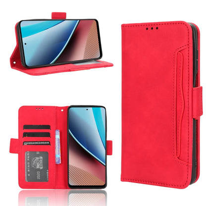 For Motorola Moto G Stylus 4G 2023 Skin Feel Calf Texture Card Slots Leather Phone Case(Red) by buy2fix