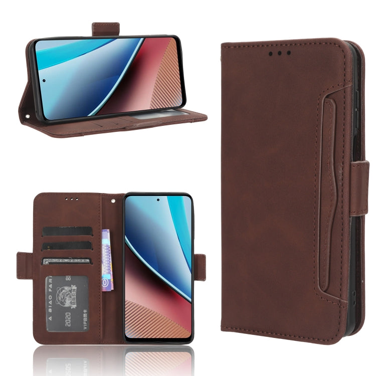 For Motorola Moto G Stylus 4G 2023 Skin Feel Calf Texture Card Slots Leather Phone Case(Brown) by buy2fix