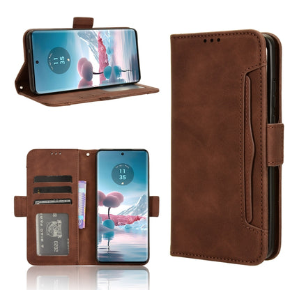 For Motorola Edge 40 Neo 5G Skin Feel Calf Texture Card Slots Leather Phone Case(Brown) by buy2fix