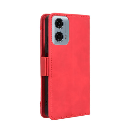 For Motorola Moto G Power 5G 2024 Skin Feel Calf Texture Card Slots Leather Phone Case(Red) by buy2fix