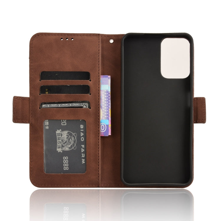 For Motorola Moto G Power 5G 2024 Skin Feel Calf Texture Card Slots Leather Phone Case(Brown) by buy2fix