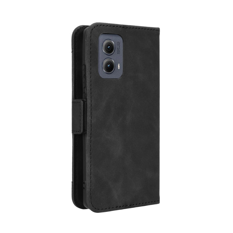 For Motorola Edge 2024 5G Skin Feel Calf Texture Card Slots Leather Phone Case(Black) by buy2fix